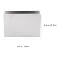thumbnail image 2 of KALLORY 1Pcs Practical Silver Stainless Steel Tissue Dispenser For Home And Restaurant Use, 2 of 8