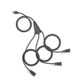 thumbnail image 1 of Cable de extensión para exteriores DEWENWILS, divisor 1 a 3, 12 pies, 13 A, 125 V, 1 of 7