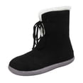 thumbnail image 1 of NECHOLOGY Botas Mujer Adulto Femenino Zapatos Botines de mujer Tacones Tobillo Chunky Casual Cuero Zapatos Botas para mujer Botas para mujer (Black, 9), 1 of 6