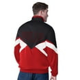 thumbnail image 2 of Men's Starter Red Chicago Bulls Rush Applique Full-Zip Track Jacket, 2 of 2