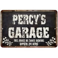 thumbnail image 1 of PERCY'S Garage Black Grunge Sign 8x12 Decor Gift 208120005212, 1 of 1