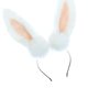 thumbnail image 5 of Diadema con orejas de conejo de peluche, bonita diadema para el pelo para juegos de rol, fiestas, cumpleaños, 5 of 9