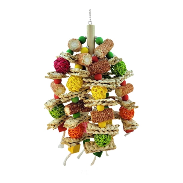Juguetes para masticar pájaros, juguetes para loros, juguetes para jaulas, juguetes teaser para el hogar, interior, porche, accesorios, periquitos