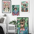 thumbnail image 3 of Set de pósteres de arte de los 80 a la moda para niñas doradas para decoración de habitaciones, 3 of 7