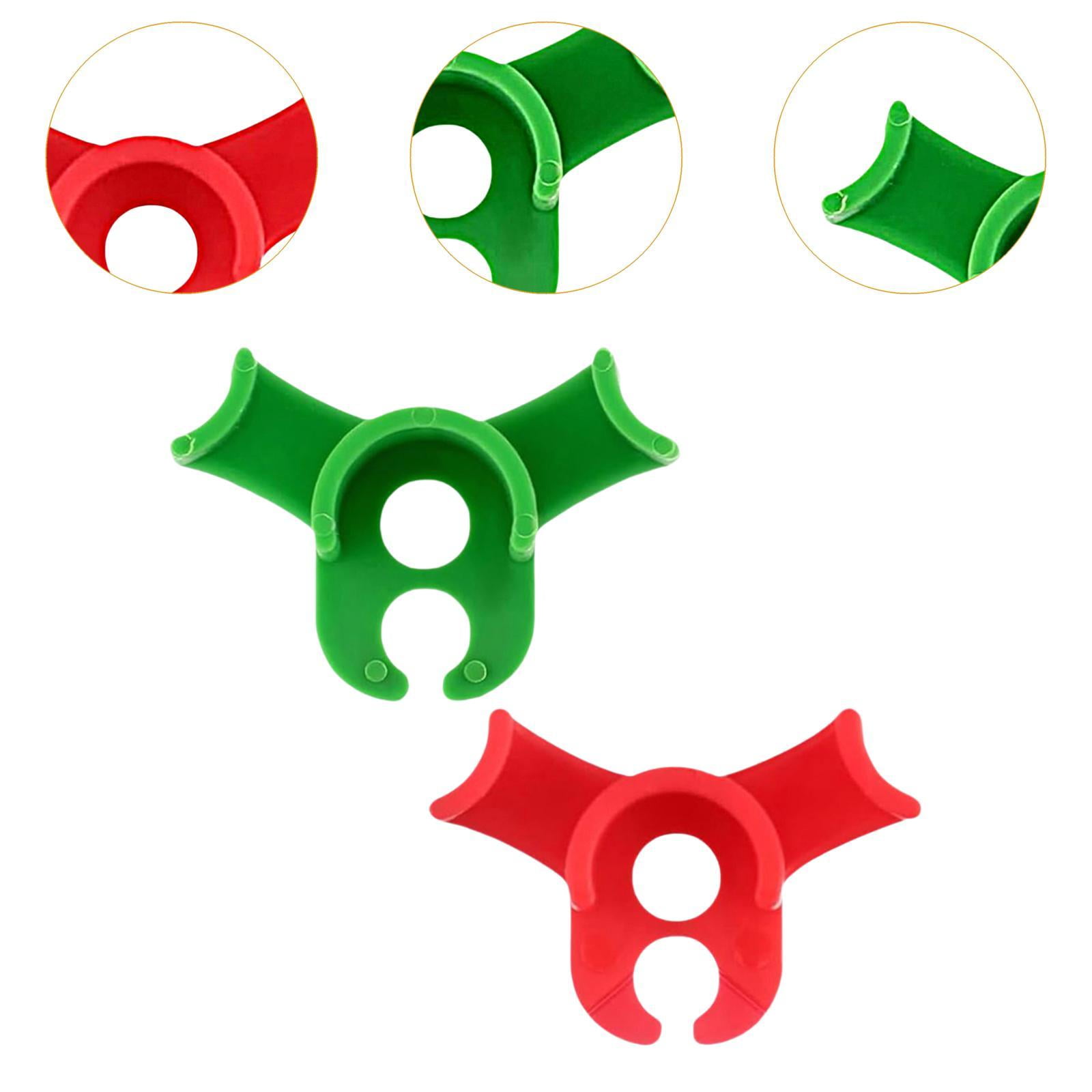 MAGIDEAL 3x 40Pcs Lightweight Plant Stem Support Small Plant 90 Degree Bend