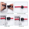 thumbnail image 4 of 25 piezas de juntas de prensaestopas de cable ajustables impermeables de plástico de 3,5-13 mm, PG7, PG9, PG11, PG13.5, PG16, 4 of 5