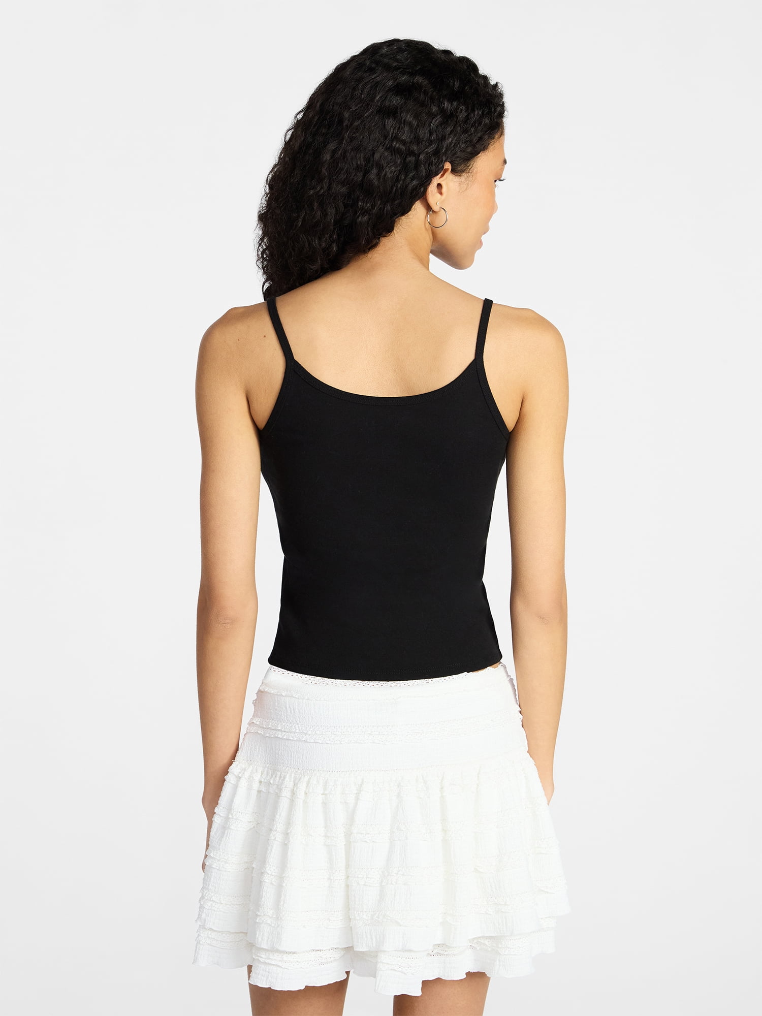 No Boundaries Scoop Neck Cami Top, Women's XXS-XXL