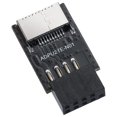 thumbnail image 1 of USB 2.0 Cabecera del Panel Frontal USB 9Pines a USB 2.0 Tipo-E Adaptador Interno Placa Base Adaptador de Enchufe, 1 of 5