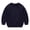 Navy, variant on LNMQLPDBS Baby Boys Crewneck Sweatshirt Kids Solid Long Sleeve Pullover Toddler Casual Basic Top Newborn Soft Jumper Infant Warm Outwear Boys Fall Winter Daily School Playwear Clothes