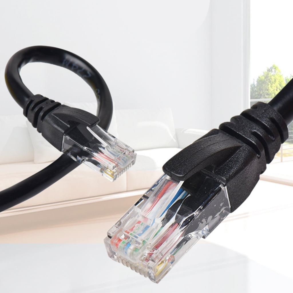 Cat6 Ethernet Cable 1000Mbps Speed Internet Cable 23AWG Gigabit Networking RJ45 LAN for Indoor and Outdoor Use for PC