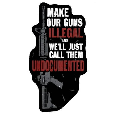I Like My Guns Decal (Large) Premium Vinyl Die Cut UV Coating Military Decals for Patriots | Outdoor/Indoor Stickers for Vehicles, Laptops, and Gears