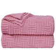 thumbnail image 1 of Unique Bargains 100% Cotton Cross Cable Knit Throw Blanket For Sofa Couch Bed Home Bedding,, 1 of 10