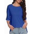 thumbnail image 4 of Women's Oversized T Shirts Tees Half Sleeve Crew Neck, 4 of 4