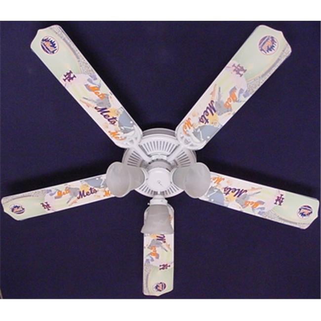 Ceiling Fan Designers 52FANMLBNYM MLB York Mets Baseball Ceiling Fan