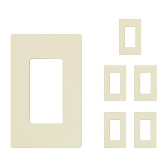 Placa de pared Lutron Claro 1 módulo Almendra paquete de 6