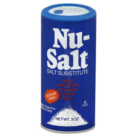 Nu-Salt Salt Substitute, 3 Oz (Best Tasting Salt Substitute)
