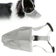 thumbnail image 1 of Dog Muzzle, Adjustable Breathable Mesh Soft Pet Mesh Muzzle For Outdoor Training Gray, 1 of 8