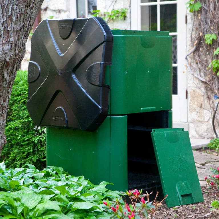 Exaco, Aerobin 400 Insulated Compost Bin, 113 Gallon, Green