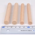 thumbnail image 4 of CHOK 20 Pcs Wooden Sticks Round Wood Rods Toy Building Hardwood Dowel Rods Wooden Craft Accessory Child, 4 of 5
