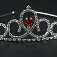 thumbnail image 7 of UPOUART Red Bridal with Crystal Rhinestones Alloy Wedding Headband for Brides and Special Occasions, 7 of 7