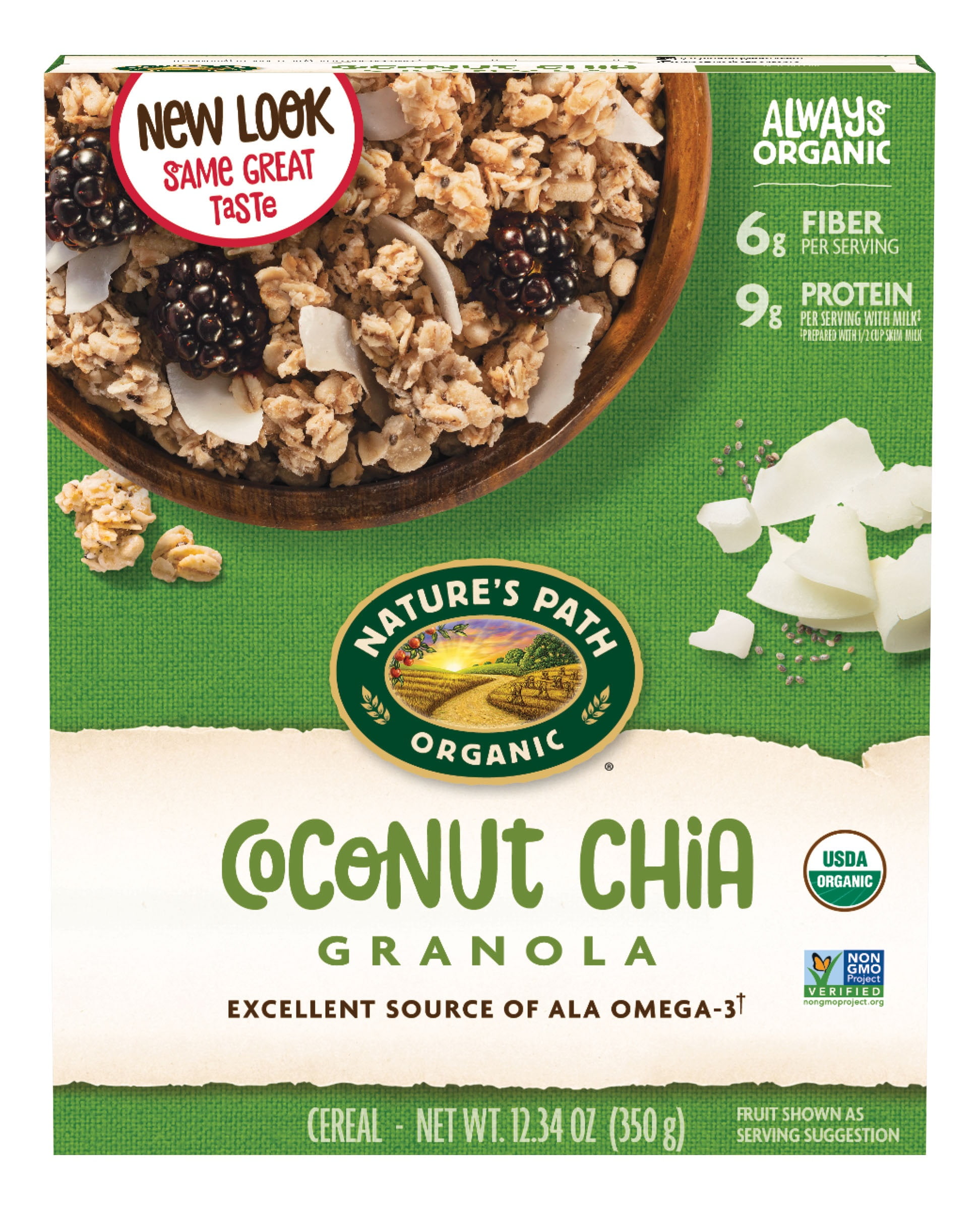 Nature's Path Organic Granola, Coconut Chia, 12.34 Oz