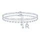 thumbnail image 1 of Pulsera Ursteel con inicial R chapada en plata, 27 cm+5 cm, 1 of 7