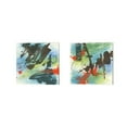 thumbnail image 2 of Metaverse Chris Paschke 'Graffiti Blue' Canvas Art (Set of 2), 2 of 4