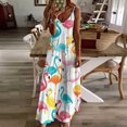 thumbnail image 3 of Flamingo Pattern Sleeveless Dress Women's Luxury Party Dress Birthday Dresses for Women, 3 of 7