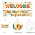thumbnail image 3 of 2Pcs Classroom Banners Welcome Back to School Decorations for Teachers Appreciation Adhesive Inspirational Wall Decor for Elementary Middle School Birthday Office Home 39 x 10Inch, 3 of 9