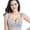 20-Gray, variant on YWDJ Comfy Bras for Womens Back Closures Comfortable Bras No Wire Sleep Bras Adjustable Straps Half Cup Breastfeeding Bras Push up Wrap Comfy Bras Padded Comfort Lounge Bras Beige 2XL