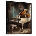 thumbnail image 2 of Designart "Brilliance Of The French Baroque Piano" Music Floater Framed Canvas Prints, 2 of 5