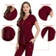 thumbnail image 4 of Dinheiro Pet Beauty traje elástico de enfermera con vendaje en la cintura, traje quirúrgico retráctil, traje dividido para mujer, manga corta de hospital, xs,, 4 of 6