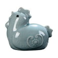thumbnail image 2 of 4x Escultura De Animal De Cerámica Para Té, Linda Artesanía, Para Estantería, Cafetería, Salón De Té, Pollo, 2 of 10