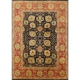 thumbnail image 1 of Ahgly Company Indoor Rectangle Mid-Century Modern Saffron Red Oriental Area Rugs, 5' x 8', 1 of 6