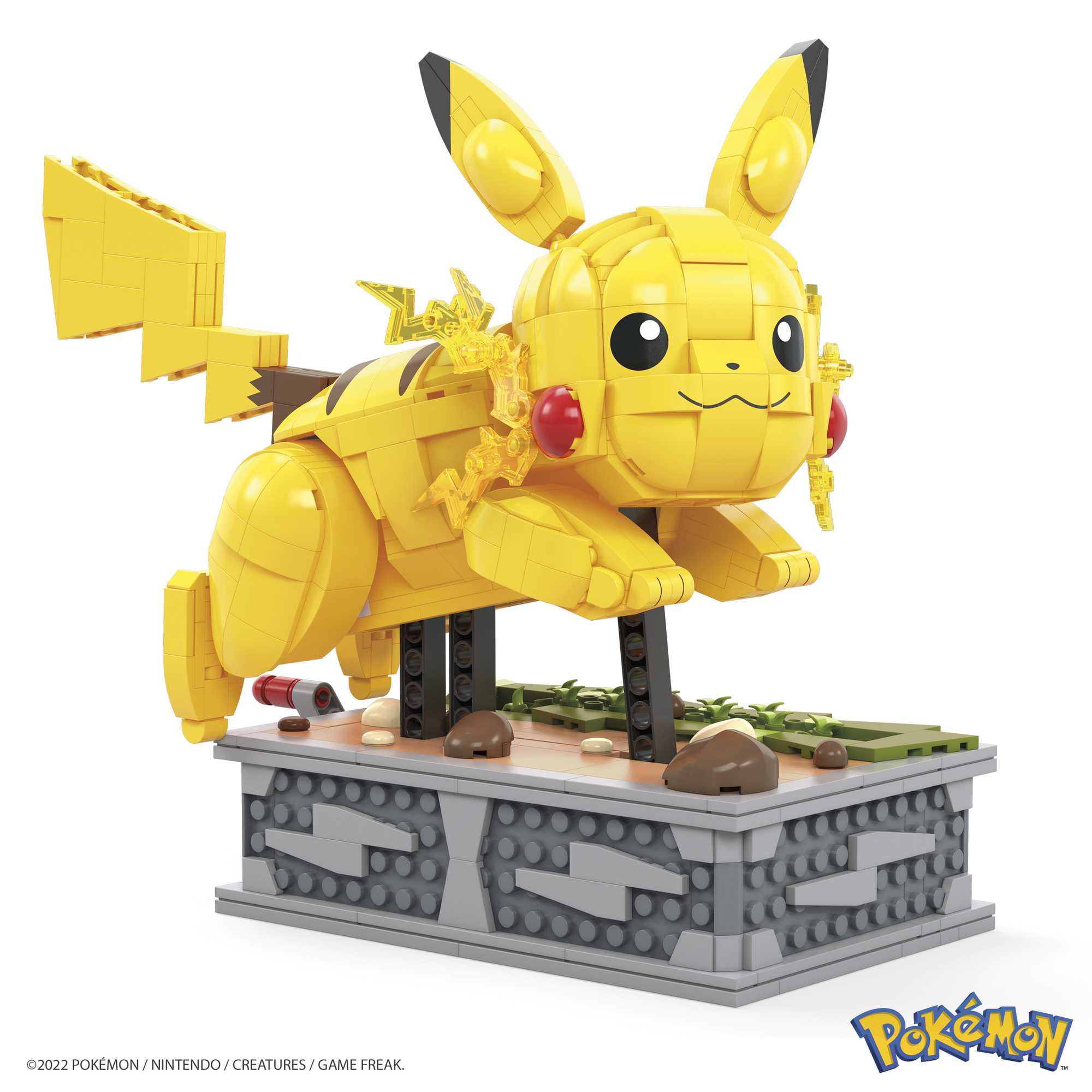 MEGA Pokémon Motion Pikachu Mechanized Building Set - 1092pcs