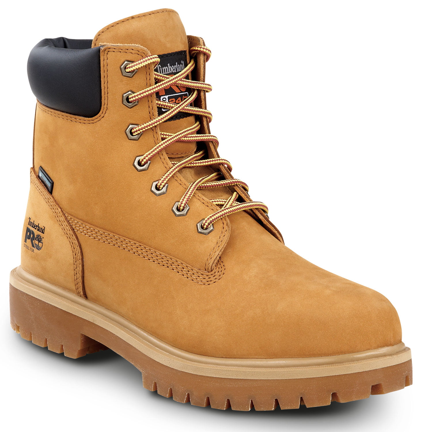 Timberland PRO 6IN Direct Attach Men's, Wheat, Steel Toe, EH, MaxTRAX Slip Resistant, WP Boot M) - Walmart.com
