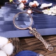 thumbnail image 1 of SPRING 1pc Portable Handheld Magnifying Mirror Vintage Style Glass Lens Reading Lens Copper/Gold/Silver/Bronze 14.3cmx1.5cm Copper, 1 of 9