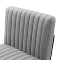thumbnail image 6 of Modway Indulge Channel Tufted Fabric Bar Stools in Light Gray, 6 of 10