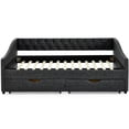 thumbnail image 5 of Full size daybed with drawers storage space and foam padded sides for comfort, 5 of 6
