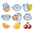 thumbnail image 5 of Juego de 9 pegatinas de tela bordadas con animales de dibujos animados de cachorro de oso bordado por ordenador, pegatina para ropa, parche adhesivo DIY, 5 of 5