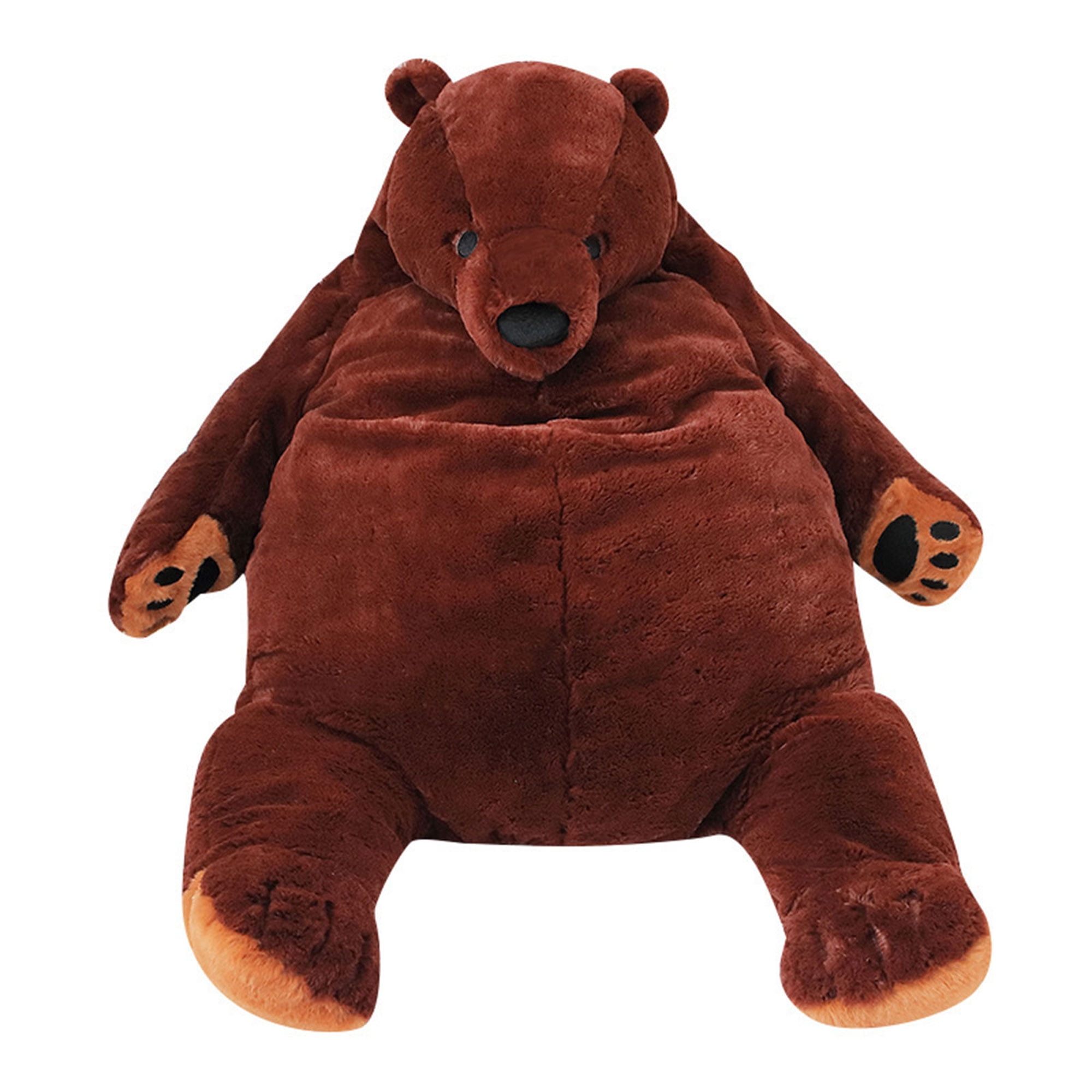 63'' Gaint Huge Big Teddy Bear Suffed Animals Brown Plush Soft Toys Doll Gift US 