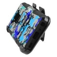 thumbnail image 4 of DALUX Hybrid Kickstand Holster Phone Case Compatible with LG Aristo 5 / Aristo 5 Plus / Fortune 3 / Rebel 5 / Tribute Monarch / K8X (2020) / Risio 4 / Phoenix 5 / K31 (2020) - Blue Stylish Camo, 4 of 4