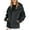 Black, variant on Women Windbreaker Jacket，Womens Spring Rain Jacket Rain Gear For Women Waterproof Cropped Windbreaker Jacket Women Womens Softshell Jacket Women's Water Resistant Windbreaker Jackets Gray 2XL