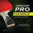 thumbnail image 4 of PRO-SPIN Ping Pong Paddle with Carbon Fiber, Performance-Level Table Tennis Racket, 2-Pack (Shakehand Grip), 4 of 5