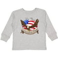 thumbnail image 3 of Inktastic My First Memorial Day- Bald Eagle Boys or Girls Long Sleeve Toddler T-Shirt, 3 of 5