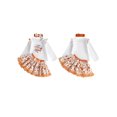 thumbnail image 2 of Miaouyo Toddler Girl Thanksgiving Outfits Long Sleeve Tops + Pumpkin Print Skirt, 2 of 8