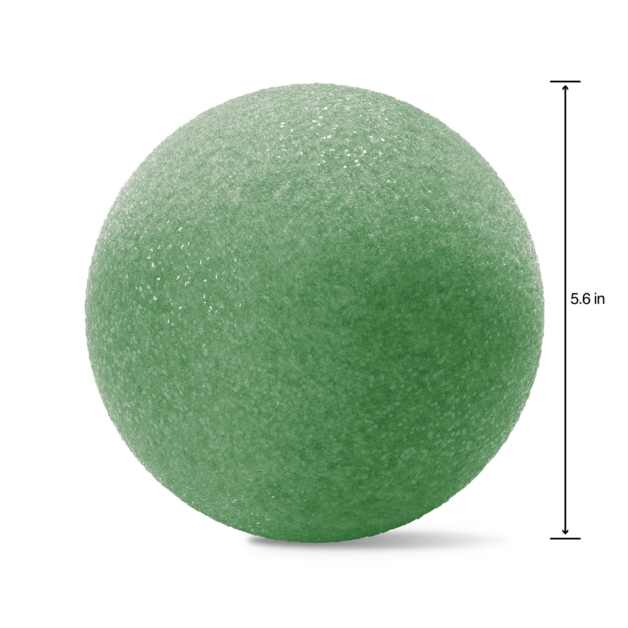 (2 pack) FloraCraft FloraFōM Foam Ball 5.6" Green