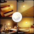 thumbnail image 6 of LOFTER-PRO Night Light, LED Motion Sensor Closet Lights, Wireless LED Under Cabinet Lights Stick-on Safe Night Light, Adjustable Brightness Warm White Lights for Bedroom, Kitchen, 2 Pack, 6 of 10