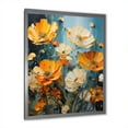 thumbnail image 2 of Designart "Vivacious Buttercups In Bold Strokes" Buttercups Picture Framed Wall Art Living Room, 2 of 5