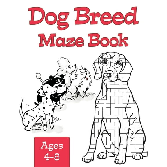 Dog Breed Maze Book, (Paperback)